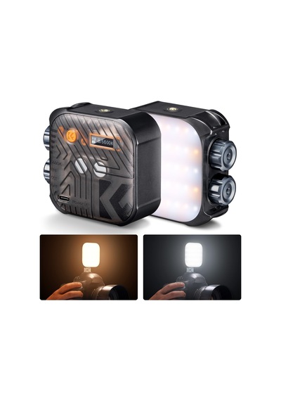 K&f Concept Bi-color Pocket-size Led Video Light Black Mini Bi-color Video Işığı