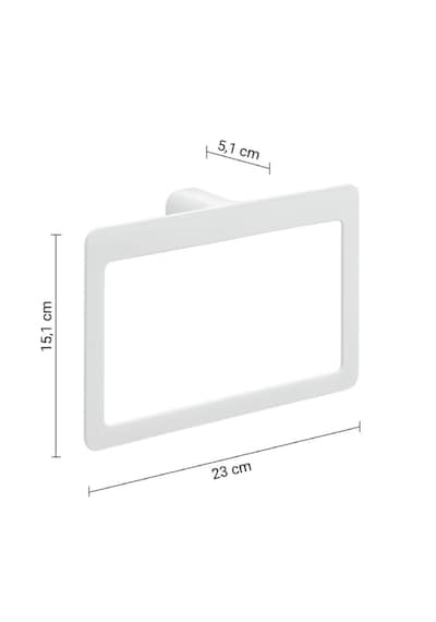 Pirenei Havluluk, Yuvarlak, 23 Cm - Mat Beyaz