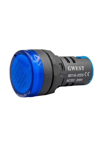 Gwest 22 - M Led Sinyal 220v. Ac-dc Mavi 10 Adet