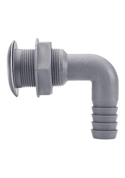 Krom Flanşlı Sintine Çıkışı. Dirsekli Model Su Çıkış. 5/8"