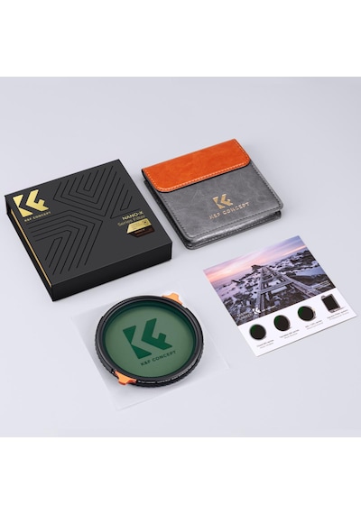 K&f Concept 82 MM Cpl + ND4-ND64 Varıable Nano-X Serisi 2 İn 1 Filtre
