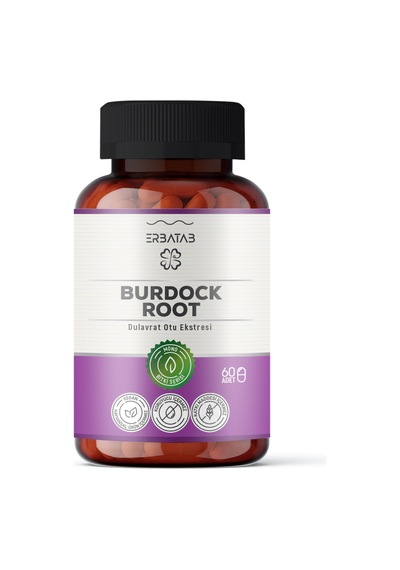 Erbatab Dulavrat Otu Burdock Root Eki 60 Kapsül