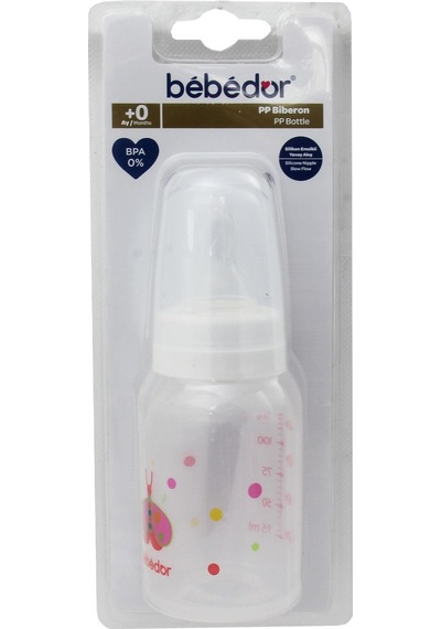 Bebedor 23302 PP Biberon 125 ml Kelebek Desenli