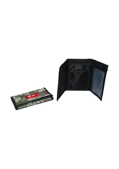 Tuğraçelik Mkm 02-90-18 Ask-102 Cırtlı Bayraklı Türkiye Harita Kamuflaj Desen Asker Cüzdanı- 12'li Paket Diğer