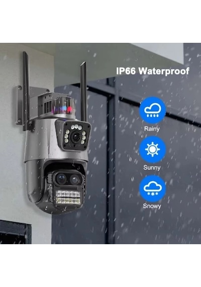 Dodes 3 Lens Wi-fi Güvenlik Kamerası