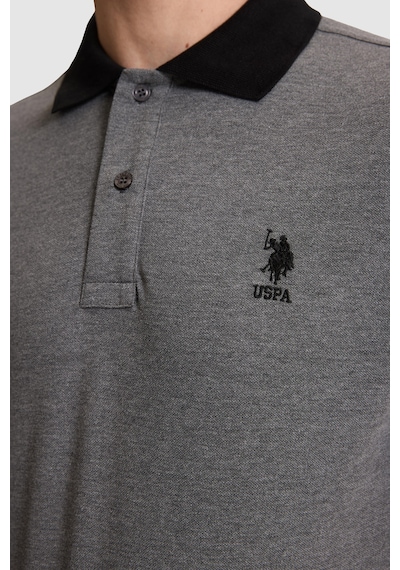 U.S. Polo Assn. U.s. Polo Assn. Erkek Antrasit Melanj Tişört Basic 50326978-vr081