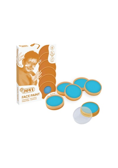 Jovı 171u Krem Yüz Boyası 8ml Açık Mavi - 6'lı Kutu