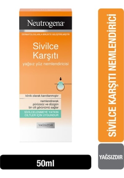 Neutrogena Visibly Clear Yağsız Yüz Nemlendirici 50 ML