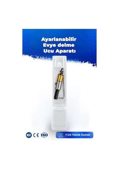 Ayarlanabilir Evye Delme Ucu