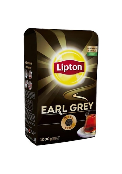 Lipton Earl Grey Bergamot Aromalı Siyah Dökme Çay 1 KG