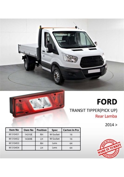 Mars 510452 Stop Lambası Sol Transıt V363 Pıkap 14