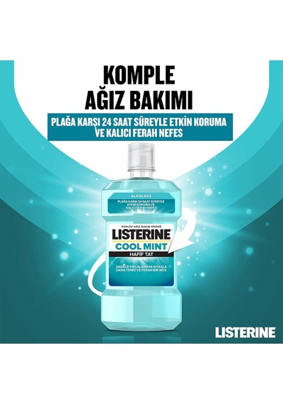 4 Adet Listerine Ağız Suyu Zero 500 Ml