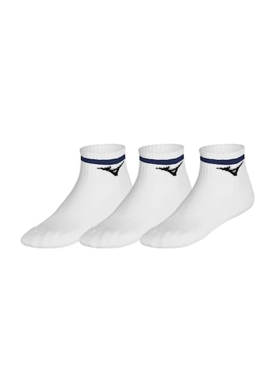 Mizuno Training Mid With Line 3p Çorap Beyaz Çok Renkli