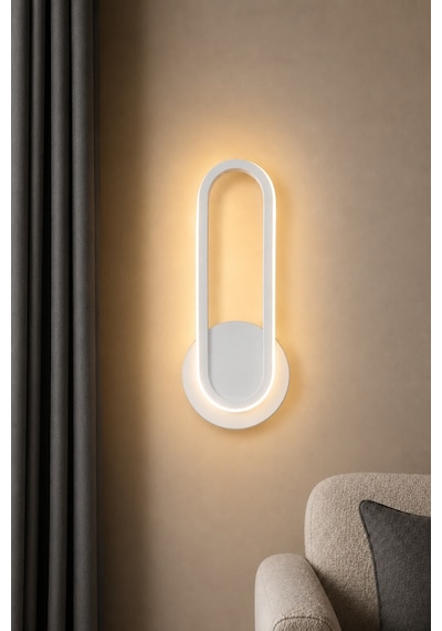 Haris Modern Led Duvar Apliği Günışığı Beyaz