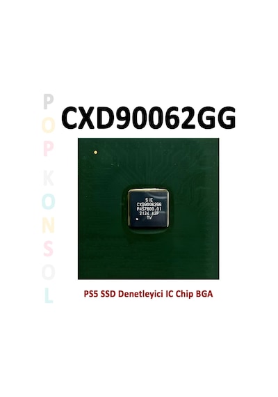 Cxd90062gg Ps5 Ssd Denetleyici Ic Chip Bga Playstation 5 Yedek Parça Siyah