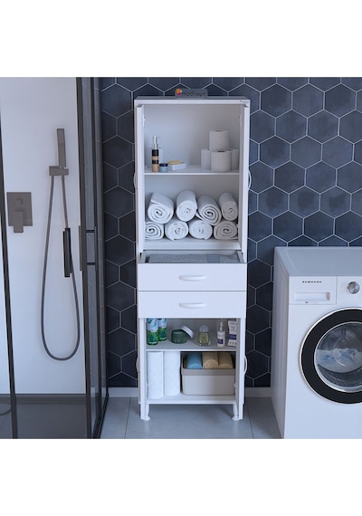 Yatak Odası Dolabı Gardırop Banyo Dolabı Mutfak Dolabı Çok Amaçlı Dolap Beyaz