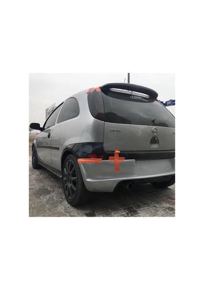 Opel Corsa C Spoyler Bagaj Üstü Spoiler A+ Fiber Glass İşçilik Malzeme Boyasız
