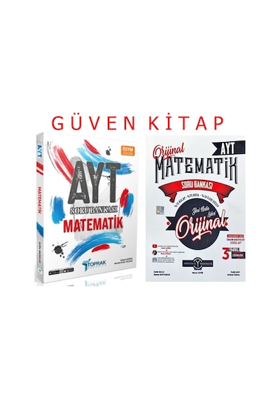 Orijinal Toprak Yayınları Ayt Matematik Soru Bankası Seti