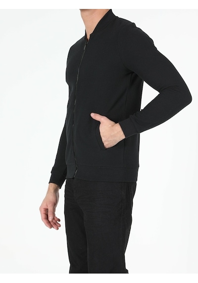 Colin's Regular Fit Siyah Erkek Hırka CL1049896_Q1.V1_BLK