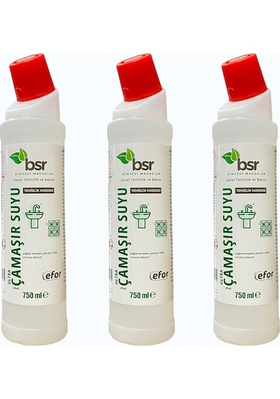 Ultra Kıvamlı Çamaşır Suyu 750 Ml 3 Lü Banyo Wc Mutfak Hijyen Temizleyici
