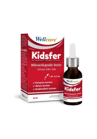 Wellcare Kidsfer Demir Damla 30ml