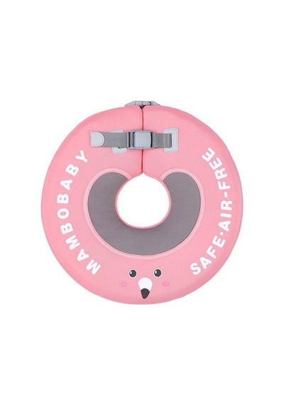 Mambobaby Emniyet Kemerli Bebek Yüzme Boyun Simidi - Pembe