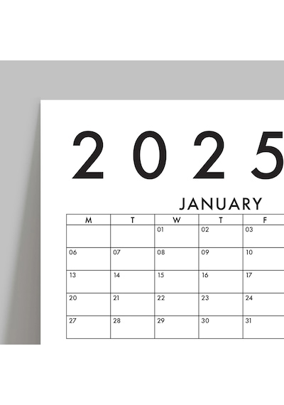 2027 Yıllık Planlayıcı Duvar Takvimi 2027 Takvim