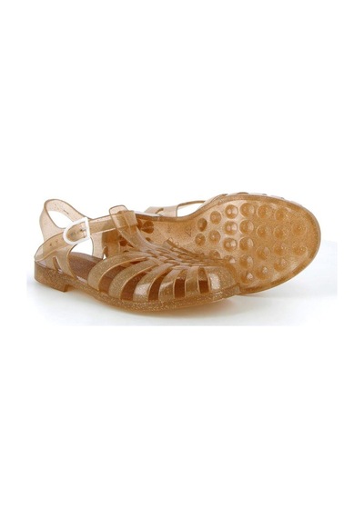 Sun Crepe Pailette - Kahverengi Çocuk Sandalet-5976 Kahverengi