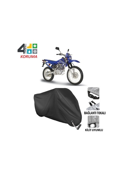 Kanuni Cross 150 Motosiklet Brandası ( Kilit Uyumlu - Siyah