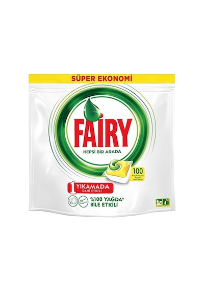 Fairy Bulaşık Kapsülü Limon 100lü Fairy Bulaşık Kapsülü Limon 100lü