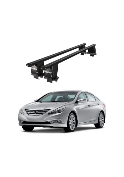 Royal Hyundai Sonata Vı 2009-2014 Uyumlu Siyah Ara Atkı Port Bagaj Tavan Barı