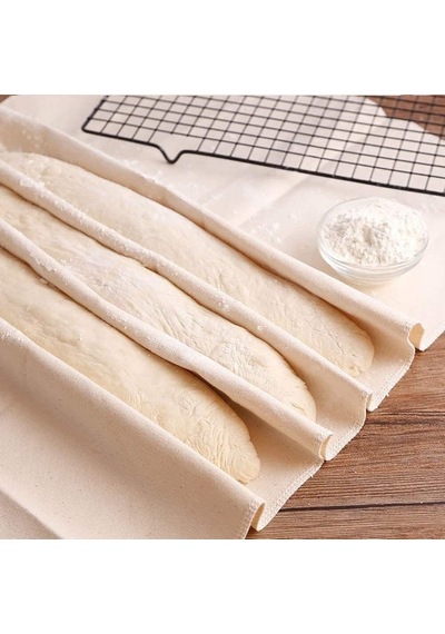 Ekmek Mayalama Bezi 50 Cm En 70 Cm Boy Pasa Bezi 2 Adet Bej