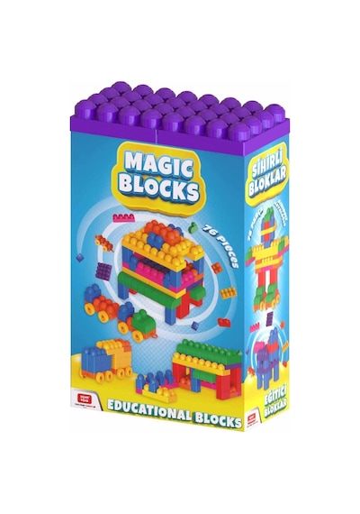 Magic Blocks 76 Parça Büyük  Bloklu