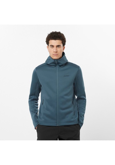 Salomon Outlıne Warm Erkek Kapüşonlu Polar Midnight Navy Lc2328800 Lacivert