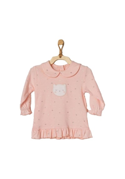 Dear_Enika Andywawa Sweet Home Kız Bebek Alt Üst Pembe Takım Ac22124