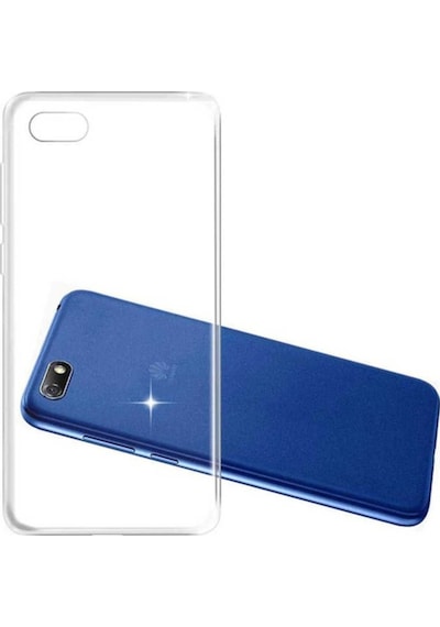 Huawei Y5 2018 Kılıf Zore Süper Silikon Kapak Renksiz