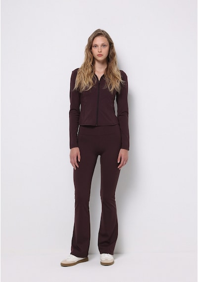 Colin's Colins Slim Fit Kadın Mor Örme Tayt Cl1075699 Q1.v1 Dpl Dark Plum Colin's Colins Slim Fit Kadın Mor Örme Tayt Cl1075699 Q1.v1 Dpl Dark Plum