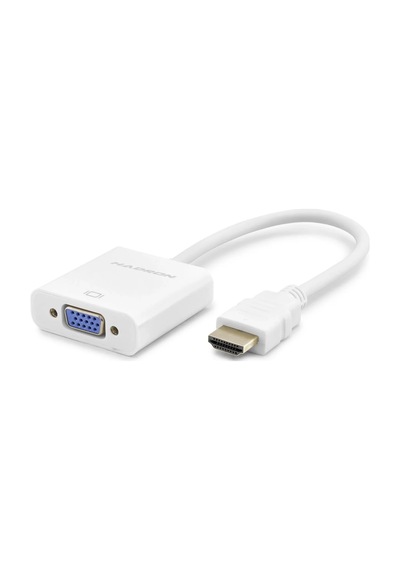 Lb Hdmi To Vga Dişi Görüntü Dönüştürücü 1080p - Beyaz Hdx2020b