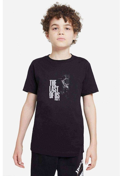 Tshirthane The Last Of Us Part 2 Baskılı Unisex Çocuk Siyah T-Shirt (528300794)