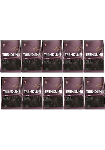 Trendline Biftekli Yetişkin Köpek Maması 10 x 1 KG
