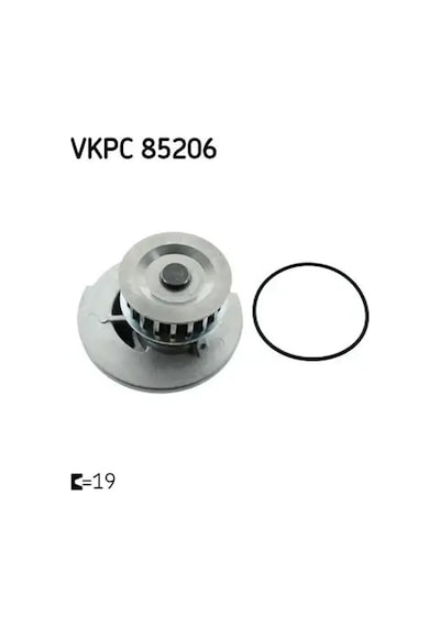 Opel Vectra B Devirdaim 1.6 1996-2000 16lz2 Skf Vkpc85206
