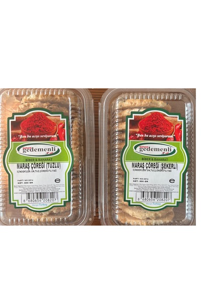 Mahmut Gedemenli Maraş Çöreği Tuzlu ve Şekerli 2 x 500 G