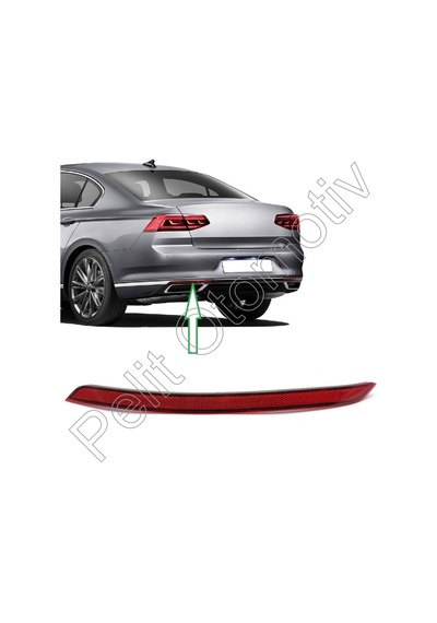 Passat B8 Arka Tampon Reflektörü Sol 3g0945105c 3g0945105d