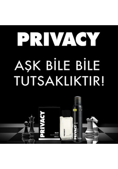 Privacy Man Erkek Deodorant 4x200 Ml