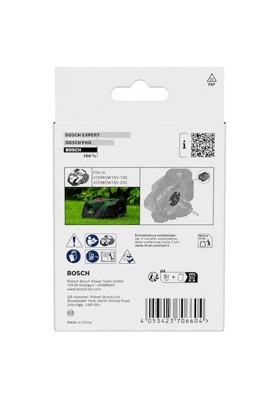 Bosch Vısımow 18v Uyumlu Robotik Çim Biçme Yedek Bıçak Seti F016800691