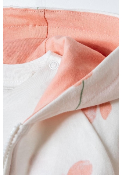 U.S. Polo Assn. Kız Bebek 3 Lü Takım Beyaz-pudra-2269 Pudra