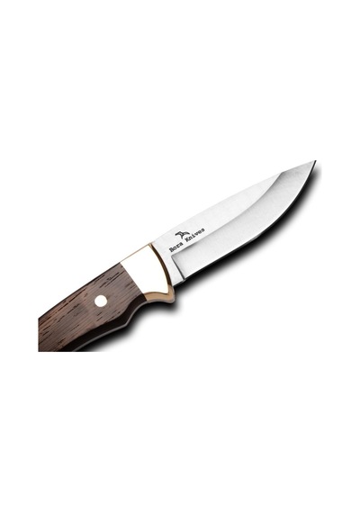 Bora 316 W Panther Wenge Saplı Kamp Bıçak Kahverengi - Gümüş