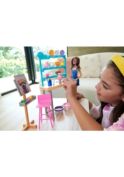 Barbie Nin Sanat Atölyesi Oyun Seti Hcm85