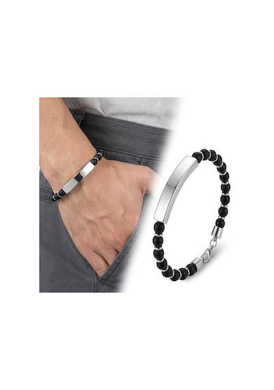 Moncuk Design Oniks Beyaz İsim Yazılabilir Ve Ayarlanabilir Çelik Zincir Bileklik 33512b29d1 Çok Renkli