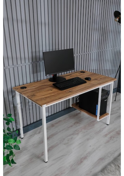 Sehpol Bilgisayar Masası Sağ Sol Yönlü Pc Kasa Raflı 125x65x75 Cm Beyaz Atlantik Çam Atlantik Çam - Beyaz Sehpol Bilgisayar Masası Sağ Sol Yönlü Pc Kasa Raflı 125x65x75 Cm Beyaz Atlantik Çam Atlantik Çam - Beyaz